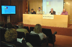 Peio Sánchez, Giorgio Chevallard, Massimo Manservigi y Daniel Arasa en la presentación
