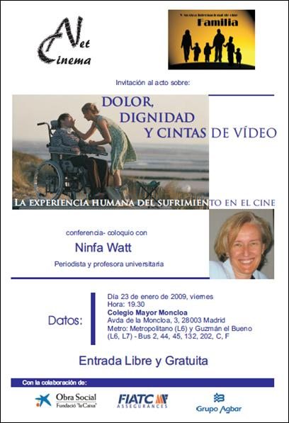 Dolor y dignidad en la persona, a través del cine Dolor y dignidad en la persona, a través del cine