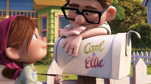Fotograma del matrimonio protagonista de “Up”