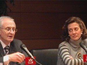 Daniel Arasa y Maria Dolores Valdés, directivos de CinemaNet