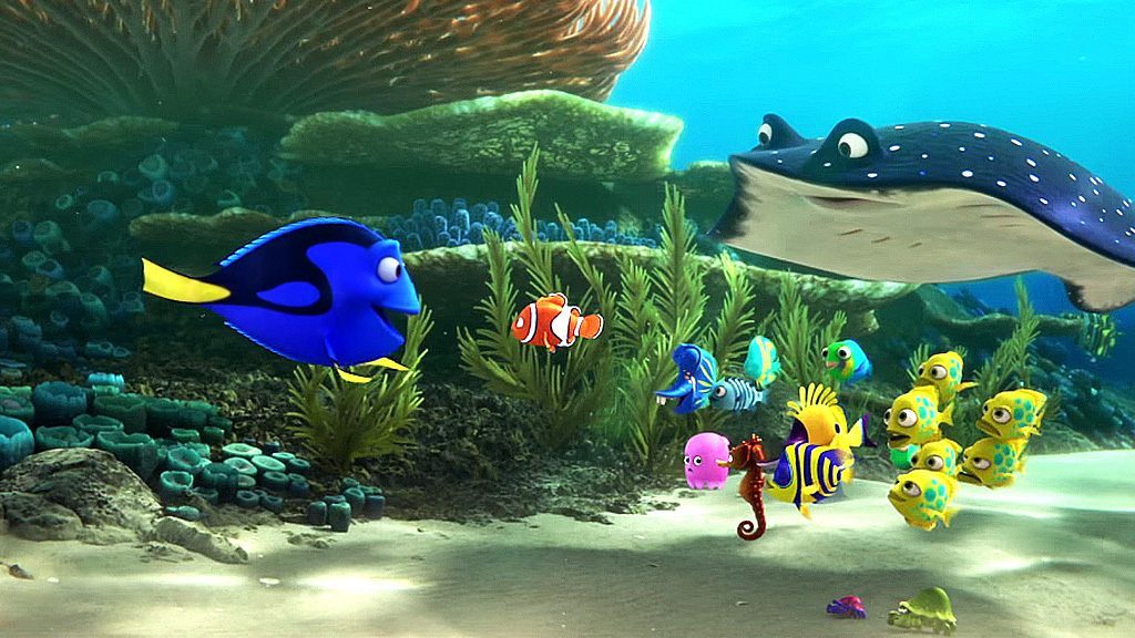 CinemaNet Pixar Buscando a Dory Nemo