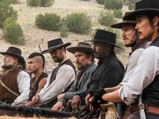 CinemaNet Los siete magníficos Chris Pratt Denzel Washington