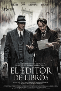 El editor de libros Thomas Wolfe Perkins Jude Law Colin Firth CinemaNet