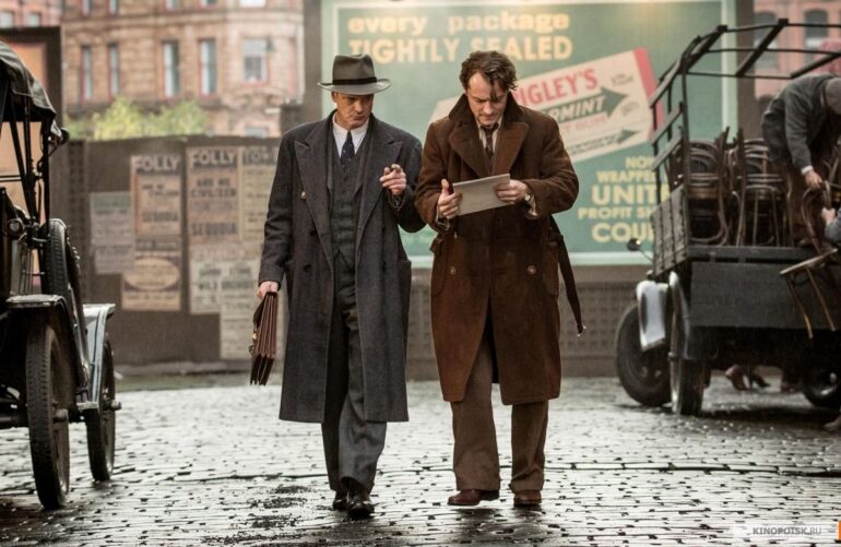 El editor de libros Thomas Wolfe Perkins Jude Law Colin Firth