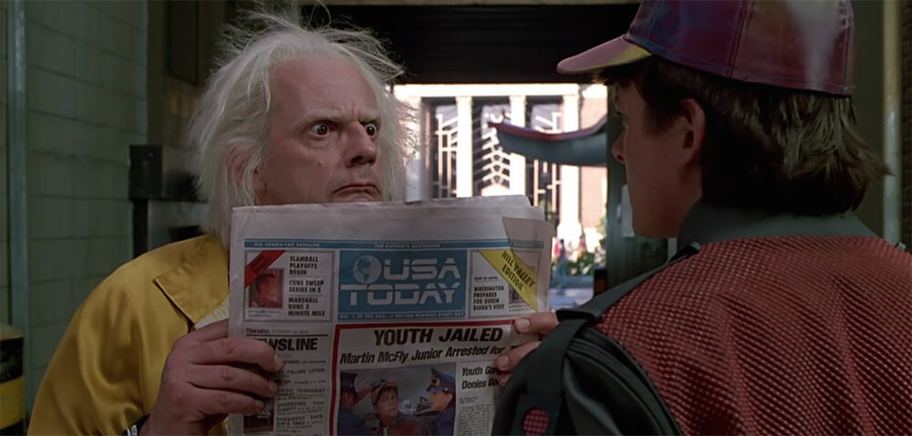 viajar en el tiempo CinemaNet Regreso al futuro