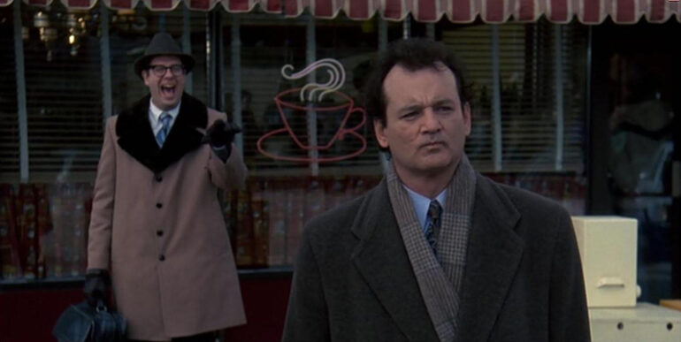 Bill Murray en Atrapado en el tiempo