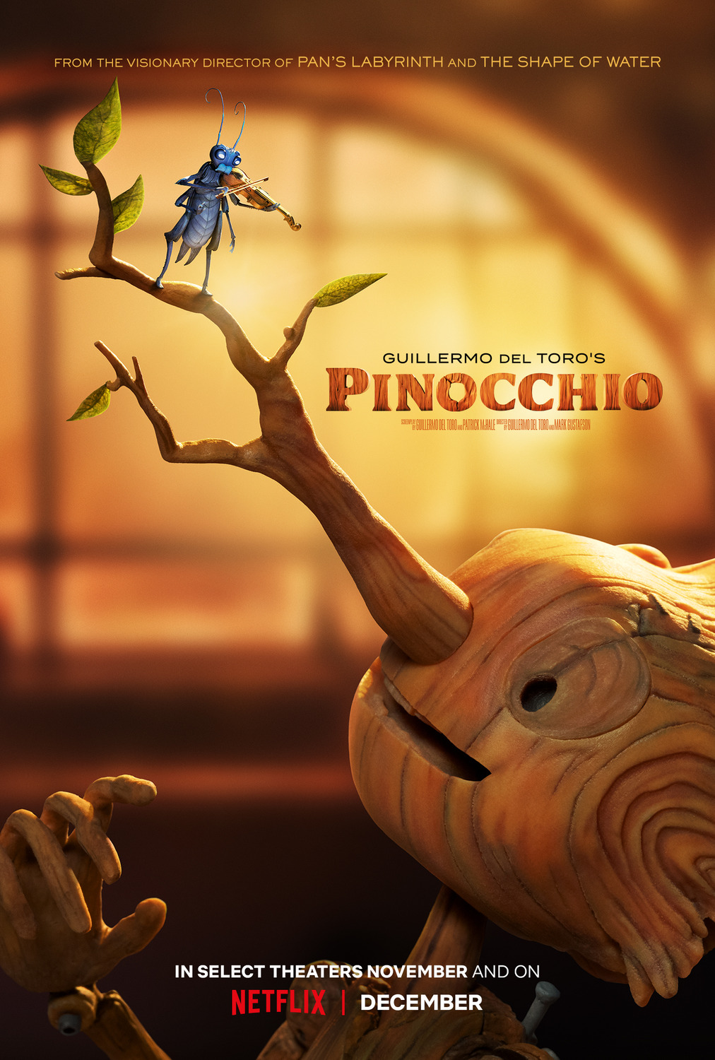 Pinocho de Guillermo del Toro | Corazón de carne y madera